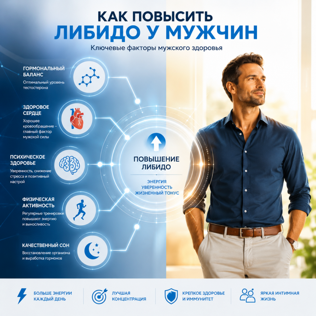 как повысить либидо у мужчин после 35